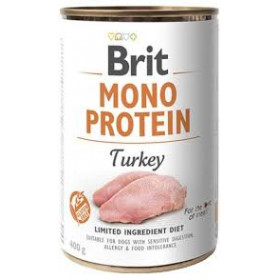 Brit Mono Protein Turkey - консериврана храна за кучета с 78% пуешко месо